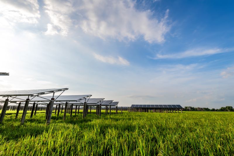Setting solar power plant cost components